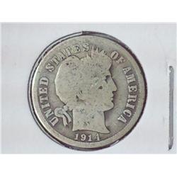 1914 Barber Dime