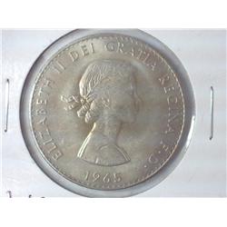 1965 Great Britian Churchill Crown (UNC)