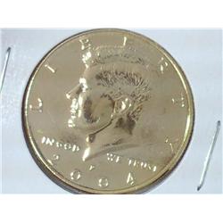 2004 Gold Plated Kennedy Half Dollar