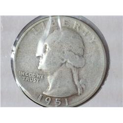 1951-S Washington Quarter