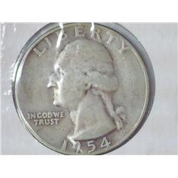1954-S Washington Quarter