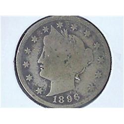 1896 Liberty "V" Nickel (VG)