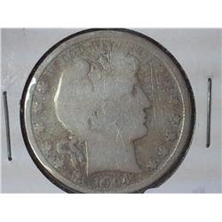 1904 Barber Half Dollar
