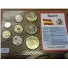 Image 1 : Spain Pre Euro Coin Set (UNC)