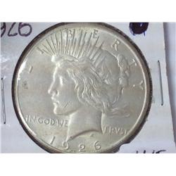 1926 Peace Silver Dollar