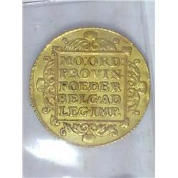 1754 Netherlands Gold Ducat (KM-12)