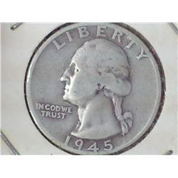 1945-D Washington Quarter