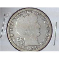 1895 Barber Quarter