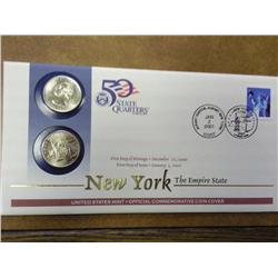 2001 New York US Mint First Day Cover