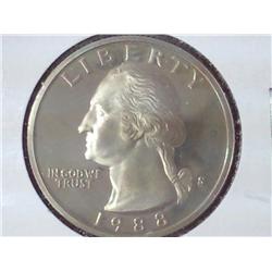 1988-S Washington Quarter (GEM Proof)