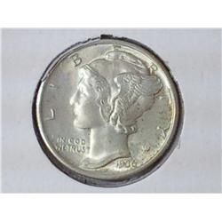 1936 Mercury Dime (AU-BU)