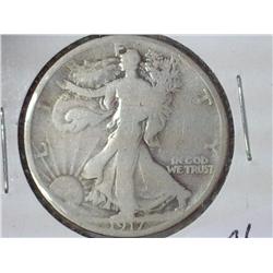 1917 Walking Liberty Half Dollar