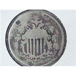 1868 Shield Nickel