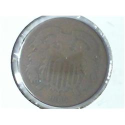 1865 Two Cent Piece