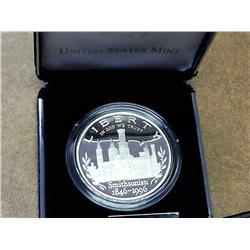 1996 Smithsonian Institution Proof Silver Dollar