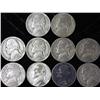 Image 1 : 10 Assorted Jefferson War Nickels (35% Silver)