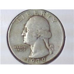 1939-D Washington Quarter