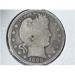 1898-O Barber Quarter
