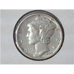 1929 Mercury Dime