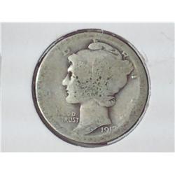 1917 Mercury Dime