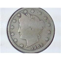 1909 Liberty "V" Nickel