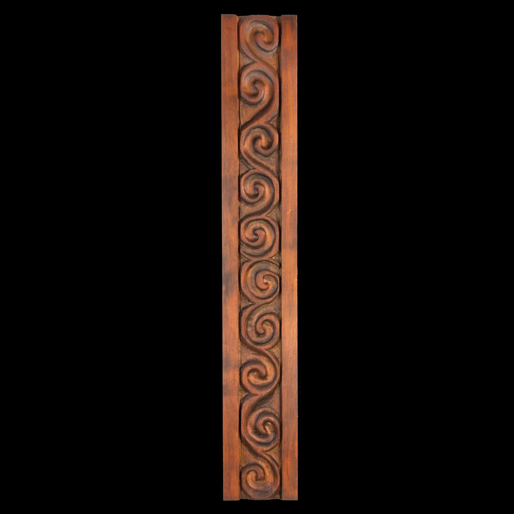OA PACIFIC WAVE SCROLL WALL TRIM PATTERN SAMPLE.