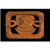 Image 1 : OA WOOD "PUKA SCREEN" TILE -TIKI MASK MASTER PATTERN CARVING.