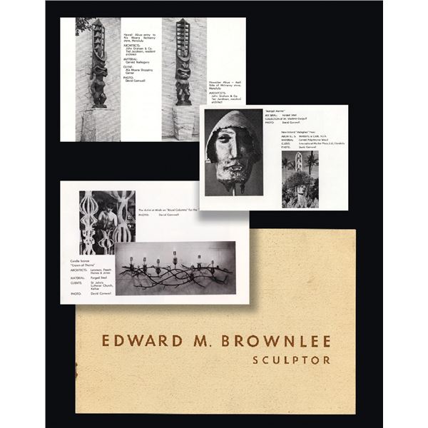 EDWARD M. BROWNLEE SCULPTOR CATALOG.