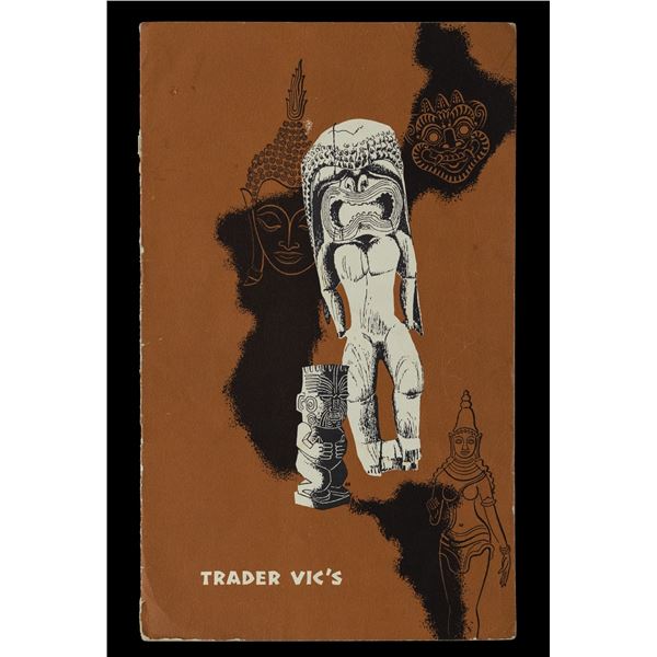 TRADER VIC'S RESTAURANT MENU.