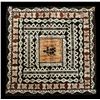 Image 1 : VINTAGE ROUND FIJIAN VITULULE TAPA CLOTH.