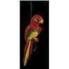 Image 1 : OA LUAU RENTAL DEPARTMENT RED HANGING PERCHED McCAW PARROT.
