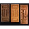 Image 1 : A GROUP OF THREE (3) OA MASTER PATTERNS - PALM SPRINGS MODERN SPANISH TOSCO DOOR & PANEL CARVINGS.