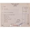 Image 1 : SCHMALTZ-VAN OOSTING JOB INVOICE - SIGNED BY TIKI CARVER ED CRISSMAN.