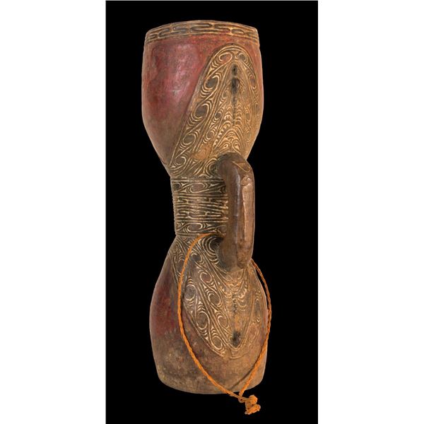 NEW GUINEA COASTAL SEPIK DRUM.