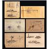 Image 1 : SET OF NINE (9) CONCEPTUAL SKETCHES, BROWLINES AND BLUEPRINTS OF SEAWORLD SAN DIEGO, CA.