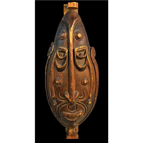 #434 "NEW GUINEA MASK" MASTER PATTERN CARVING.