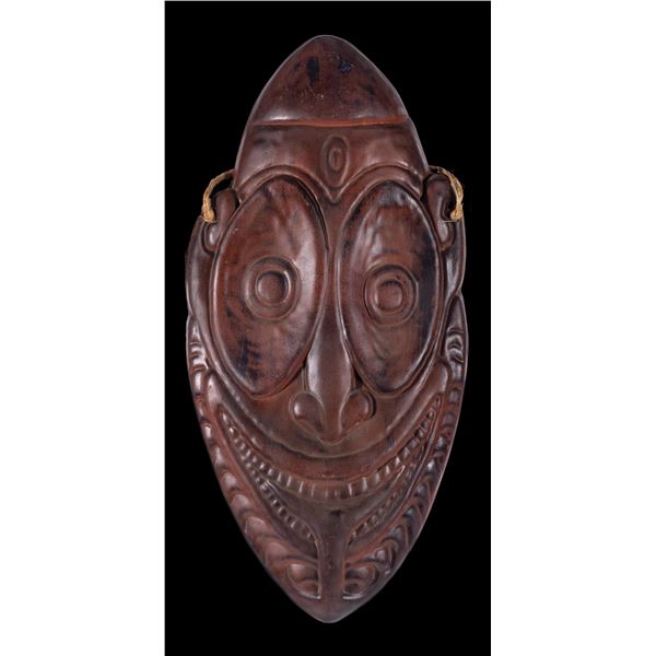 #428 "NEW GUINEA MASK" BENSONS IMPORTS PLASTIC COPY OA LUAU RENTAL DEPARTMENT.