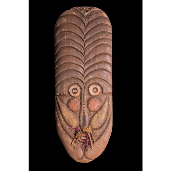 #473 "NEW GUINEA MASK" OA SHOWROOM WALL DISPLAY CARVING.