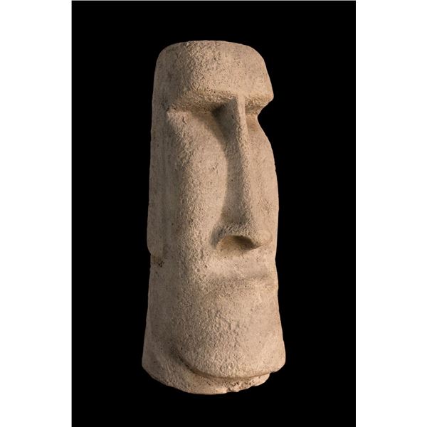 OA STONE MOAI TIKI TABLE FIGURE.