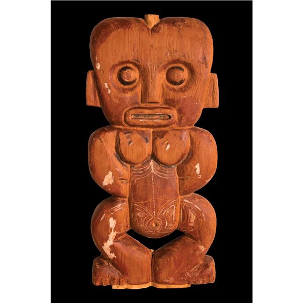 #452  NEW GUINEA CARVED FIGURE  OA MASTER PATTERN CARVING.