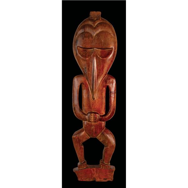 #446  NEW GUINEA CARVED FIGURE  OA MASTER PATTERN CARVING.