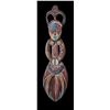 Image 1 : #443 "NEW GUINEA WALL FIGURE" EARLY OA SHOWROOM WALL SAMPLE.