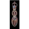 Image 1 : #443 "NEW GUINEA WALL FIGURE" EARLY OA SHOWROOM WALL SAMPLE.