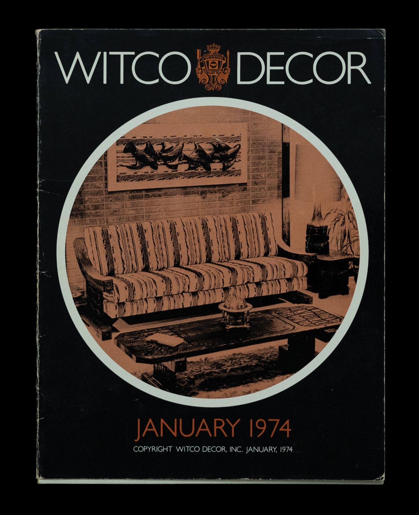 WITCO DECOR 1974 CATALOG AND MAILER ENVELOPE.