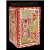 Image 2 : LEROY SCHMALTZ - OIL CAN HAND DECORATED LANTERN ART - ABORIGINAL PICTOGRAPHS.