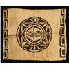 Image 1 : VINTAGE MARQUESAN TAPA CLOTH DESIGN SAMPLE FOR TABLE TOPS.