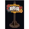 Image 1 : "ALOHA" OA LUAU RENTAL DEPARTMENT FLOOR SIGN.