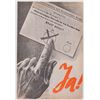 Image 1 : 1938 AUSTRIA ANSCHLUSS PROPAGANDA POSTER