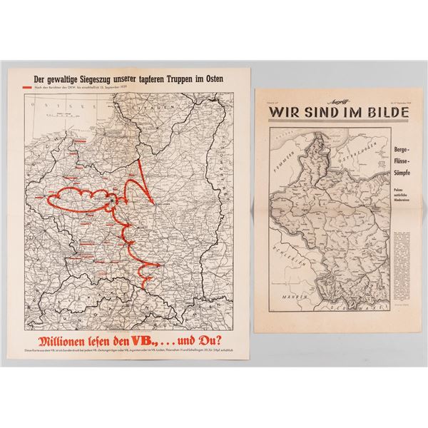 1939 GERMAN MAPS ATTACK ON POLAND (2)