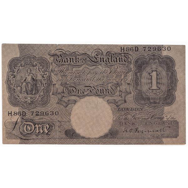 1942 GERMAN PROPAGANDA BRITISH POUND BANKNOTE